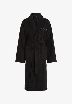 KARL LAGERFELD, TERRY BATHROBE - Peignoir - black