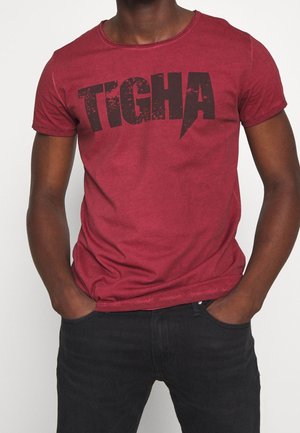 Camiseta estampada - bordeaux