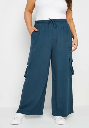 CURVE LOOK - Pantaloni cargo - blue