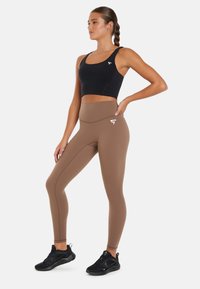 SQUATPROOF Tajice-hlače - caramel brown