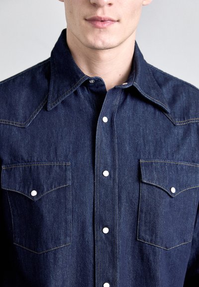 NN.07 RICKY  - Button down-skjorte - blue denim
