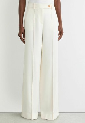 MALIN WIDE-LEG SEAM-DETAIL - Pantaloni - cream