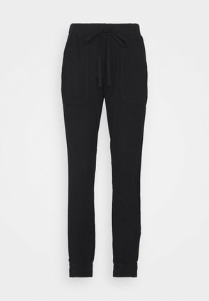 NAYA PANTS - Trousers - black deep