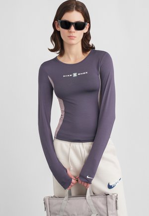 SHOX - T-shirt à manches longues - dark raisin/violet ore