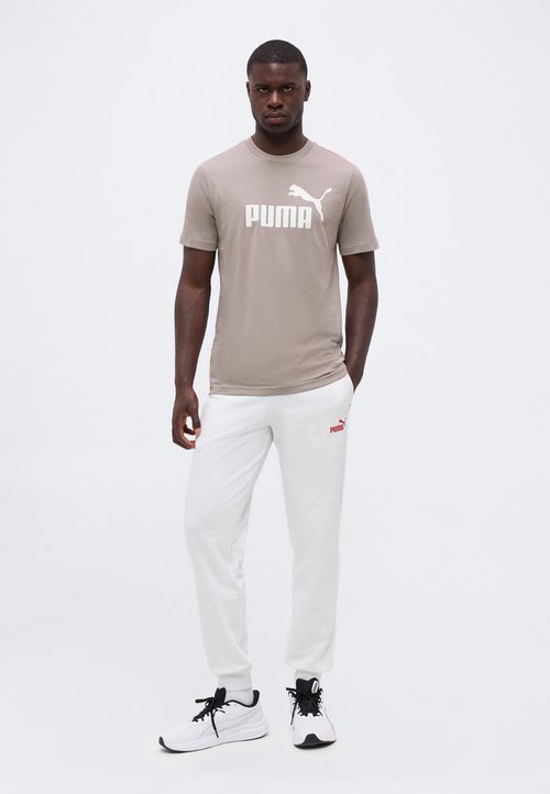 PUMA NO. 1 LOGO - Tracksuit bottoms - white glow heather — foto 2