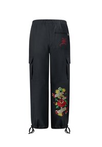 Ed Hardy TRUE TO MY LOVE - Cargo trousers - washed black