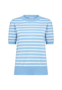 MILA - Nyomott mintás póló - ethereal blue ice stripe