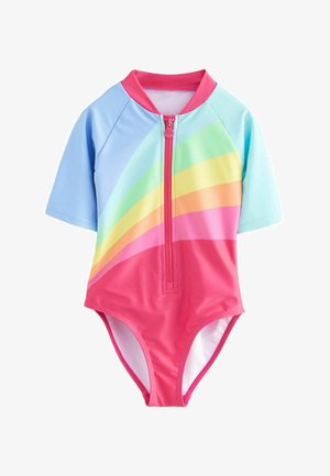 Little Bird REGULAR FIT - SHORT SLEEVE RAINBOW - Fürdőruha - pink lilac