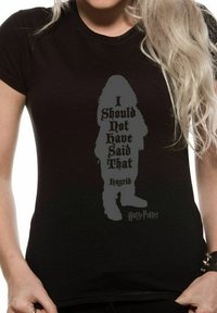 rockshirts HARRY POTTER - HAGRID SHOULD NOT  - T-shirts med print - black