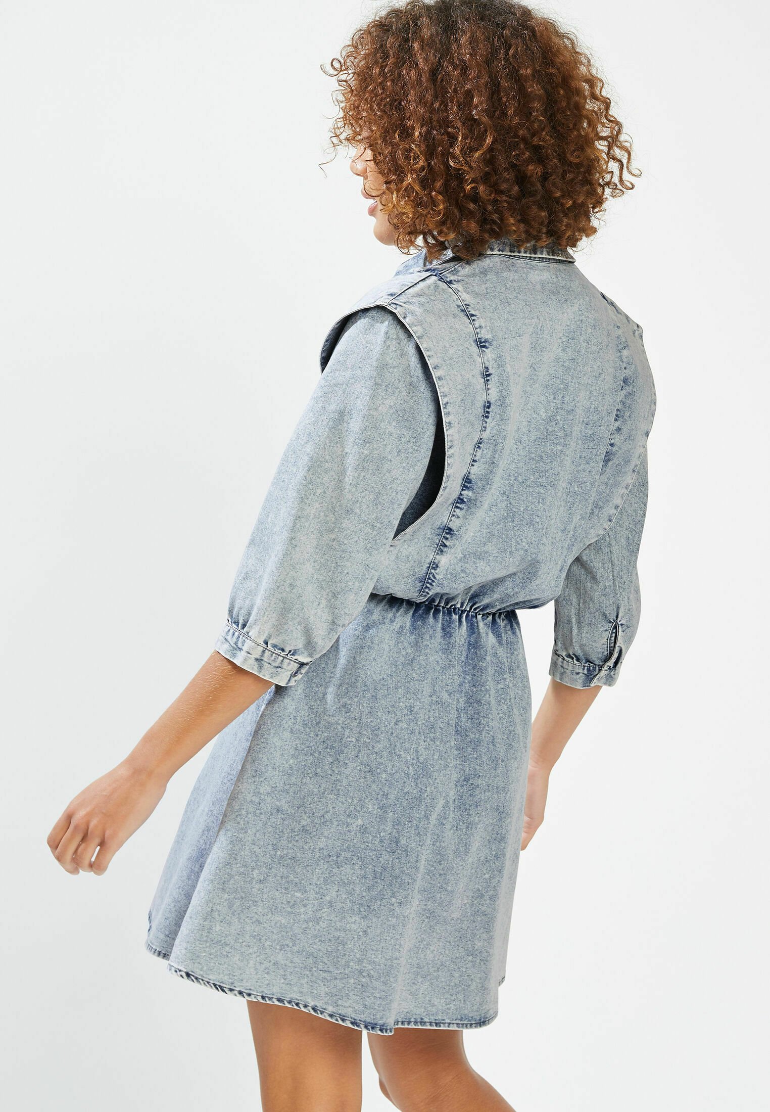Pimkie KURZES - Vestito di jeans - blau/lapislazzulo - Zalando.it
