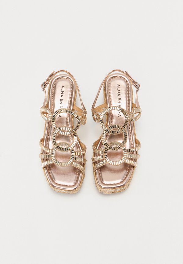 Platform sandals - bronce4