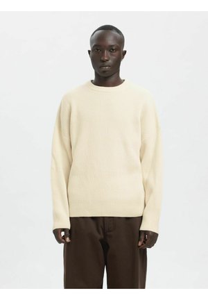 PULLOVER - Strikkegenser - snow white