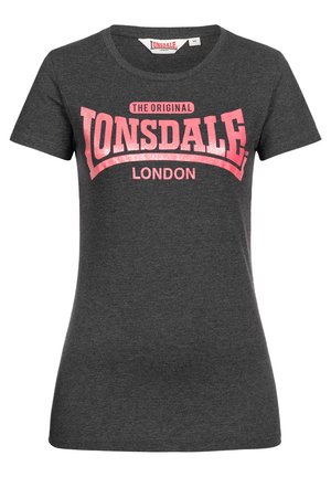 Lonsdale Tricou cu imprimeu - marl black