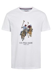 U.S. Polo Assn. EIVIND - Majica kratkih rukava s printom - white