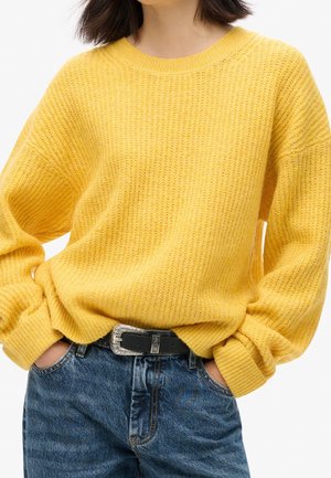 Strickpullover - light yellow