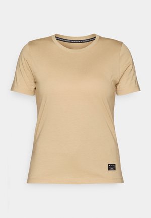 Salewa EAGLE LOGO PATCH - T-shirt basique - quicksand