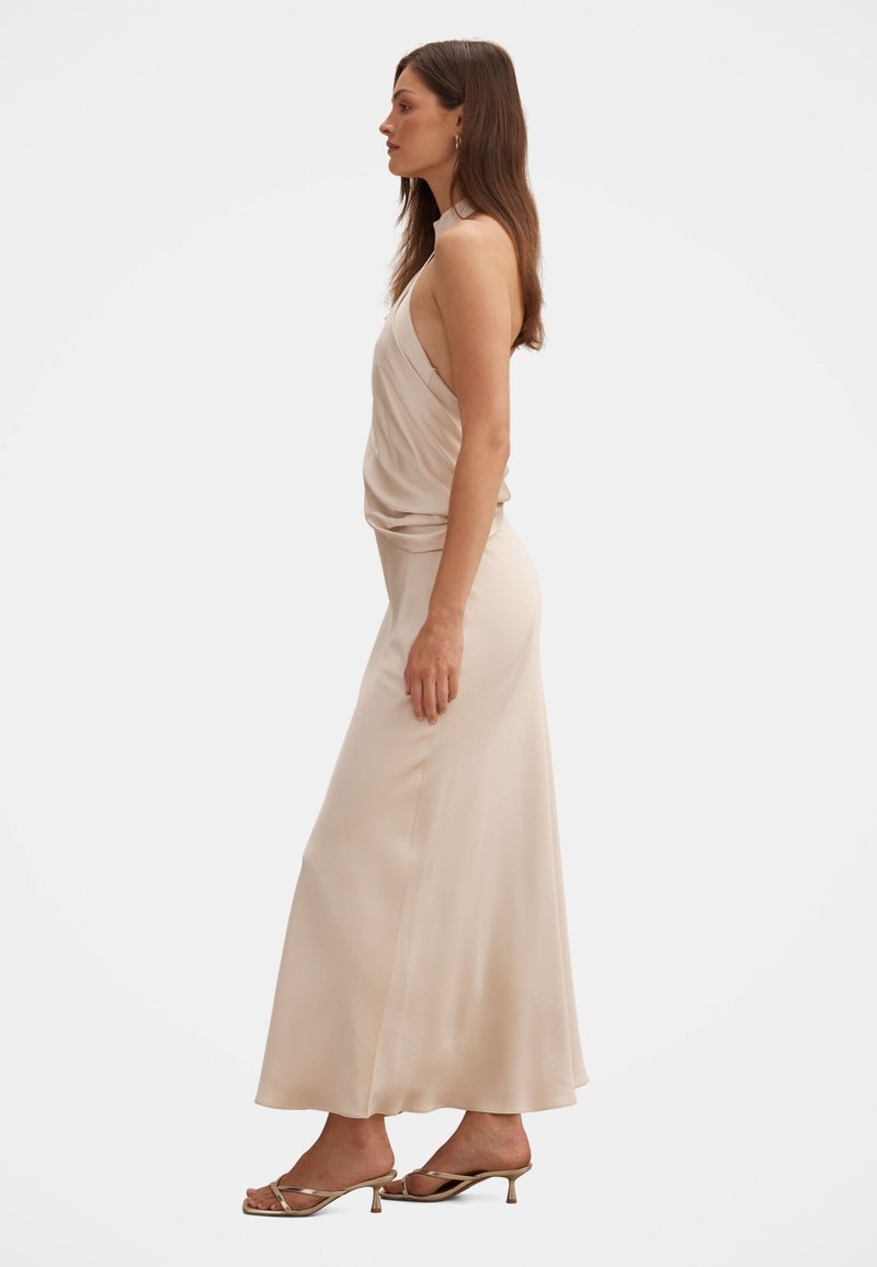 forever new champagne dress Forever New DIANE HIGH NECK DRAPE DRESS - Occasion wear - champagne/beige