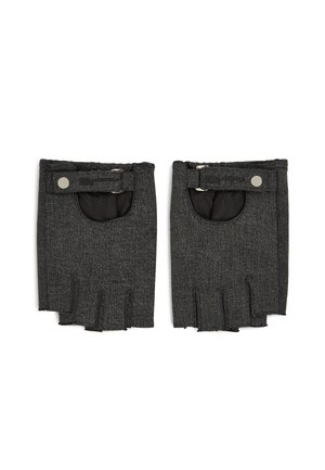 FINGERLESS DENIM - Rukavice bez prstiju - visual washed black