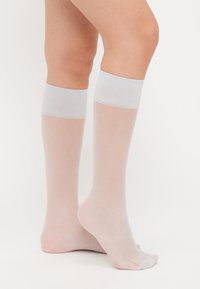 ELIN PREMIUM KNEE HIGHS 2 PACK - Zeķes līdz ceļgaliem - light grey