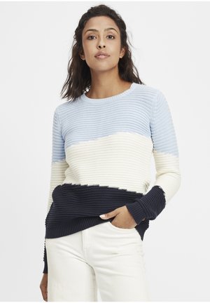 Oxmo OXOLMA - PULLOVER - Strickpullover - sky blue