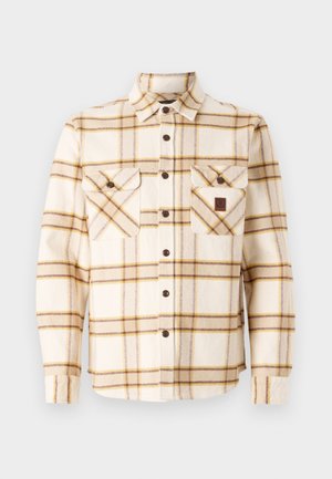 Brixton BOWERY  - Button down-skjorte - white cap/pinecone brown/saffron
