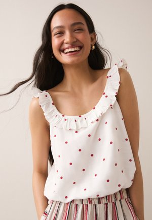 Next, Débardeur - cream red polka dot