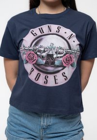 Paradiso Clothing GUNS N' ROSES CLASSIC BAND LOGO - Print T-shirt - navy