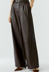 Oui Lederhose - dark brown