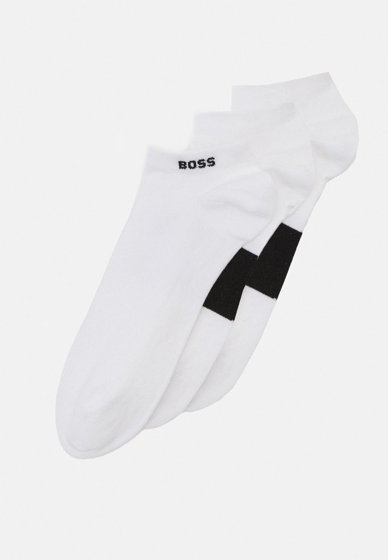 BOSS LOGO 3 PACK - Zoknik - white