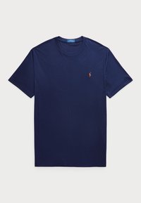 SOFT COTTON CREWNECK T-SHIRT - Basic T-shirt - refined navy