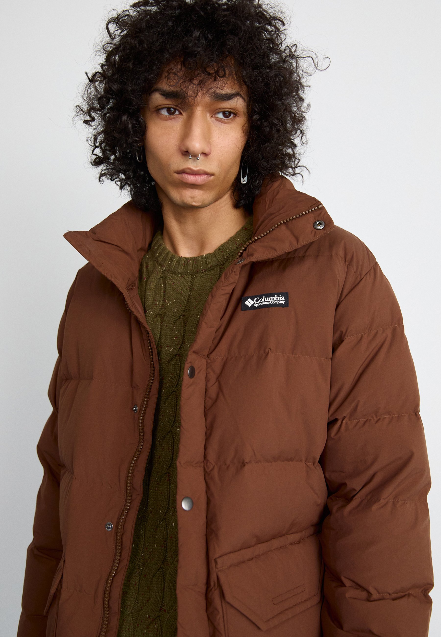 Columbia WALLOWA™ HOODED JACKET - Daunenjacke - tobacco/braun
