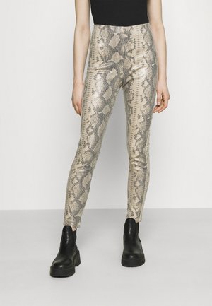 Legíny - kalhoty  - beige