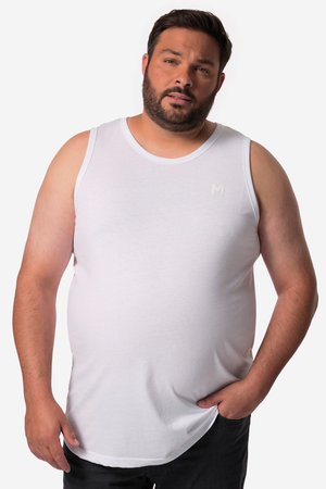 Men Plus, MEN+ TANKTOP, BASIC, 2ER-PACK, RUNDHALS, BIS 8 XL - Top - snow white
