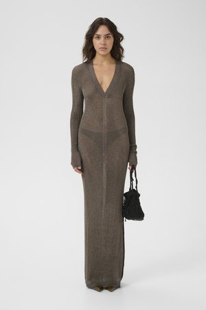 GZSILVI  - Neulemekko - warm grey metallic