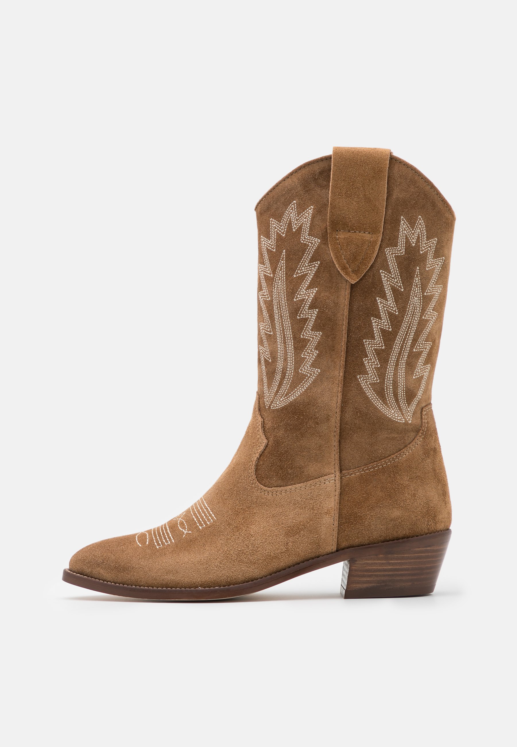 Alpe ROSE - Cowboy/Biker boots - cognac - Zalando.ie