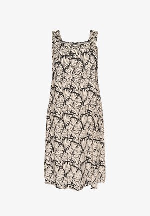Zizzi, FLASH - SOMMERKLEID MIT BREITEN TRÄGERN - Freizeitkleid - schwarz