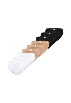 Slip - weiß   schwarz   beige