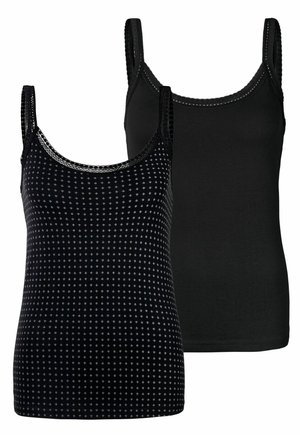 2 PACK - Unterhemd/-shirt - schwarz
