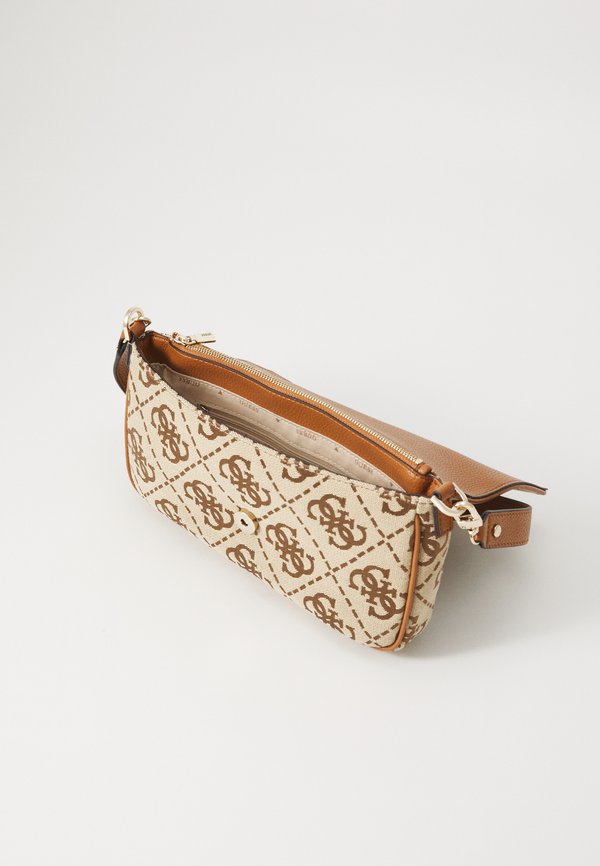 CIRCE FLAP SHOULDER BAG - Handbag - latte logo4