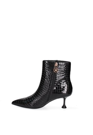 Boots à talons - glossy black