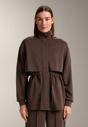 WITH SOFT-TOUCH AND POCKETS - Poletna jakna - mottled brown