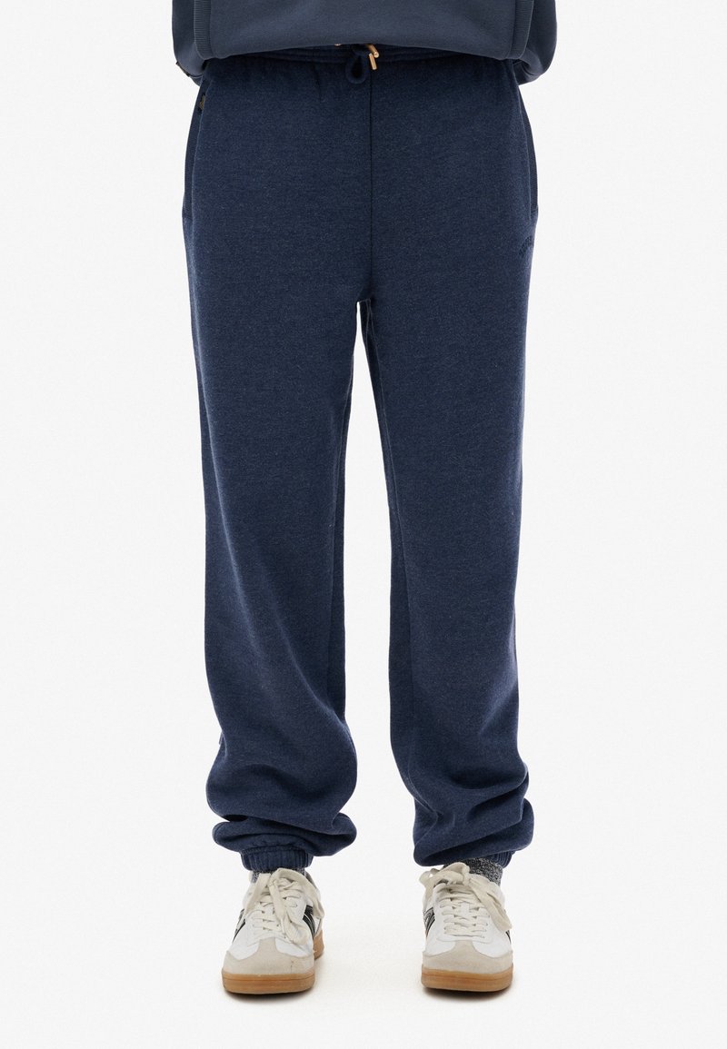 Superdry & Co ESSENTIAL LOGO JOGGERS - Pantalon de survêtement - princedom blue marl