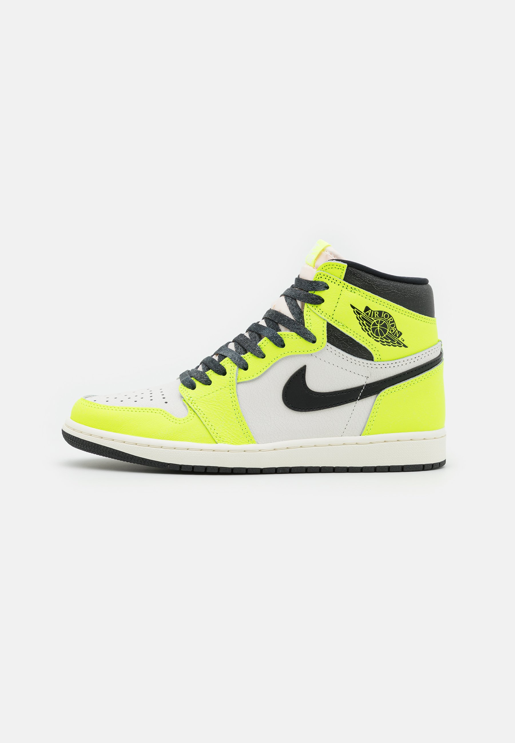 Jordan AIR 1 RETRO - Sneakers alte - black/white/particle grey/nero -  Zalando.it