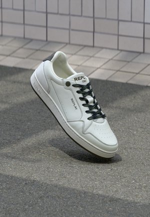 Replay SMASH CHOICE 3 - Baskets basses - off white/green