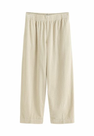 Next, PETITE FIT - BARREL LEG SOFT CORD TROUSERS - Pantaloni - ecru