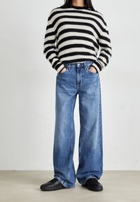 Calvin Klein Jeans Wijde jeans - dark-blue denim