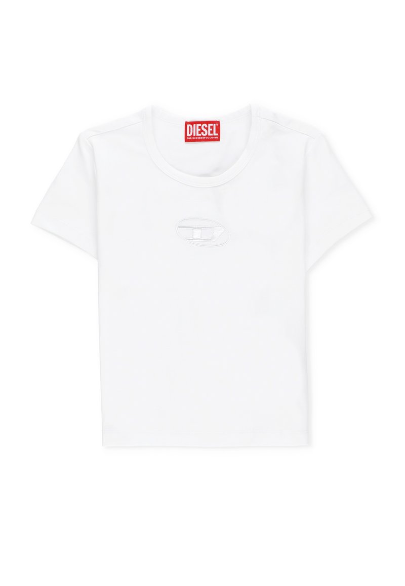 Diesel T-shirt print wit Diesel T-shirt print wit
