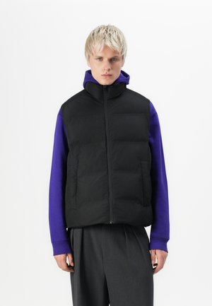 JJESOHO BODYWARMER COLLAR - Waistcoat - black