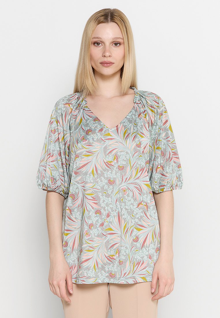 Damart Blouse lichtgroen Damart Blouse lichtgroen