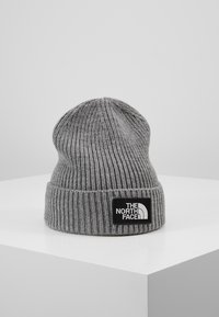 The North Face - LOGO BOX CUFFED BEANIE UNISEX - Pletena kapa - medium grey heather Miniaturna slika 1